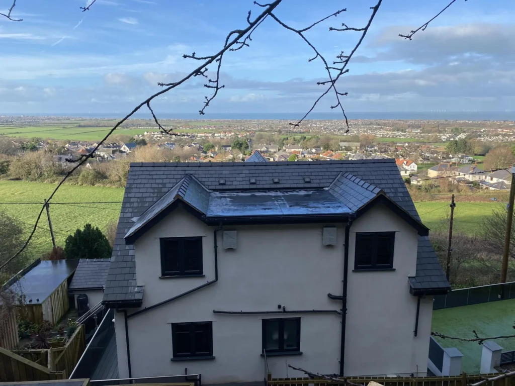 Dormer rubber roof in Meliden