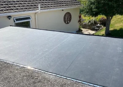 Garage roof in LLansannan